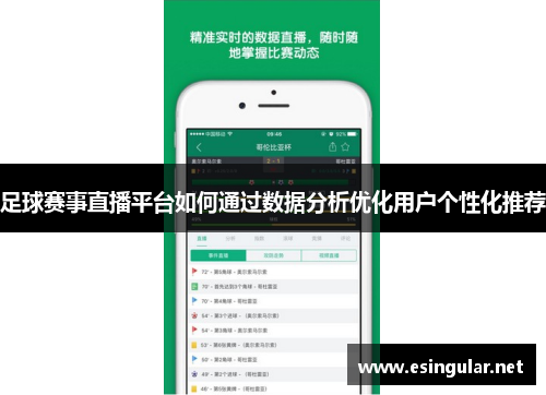 足球赛事直播平台如何通过数据分析优化用户个性化推荐